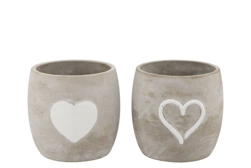 Love Amore White Pot Ass P/1 14x14x13cm Nm