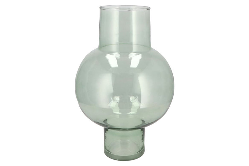 Mira Green Glass Bulb High Vase 25x25x41cm