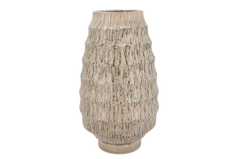 Lima White Vase 24x24x40cm