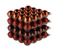 Boules De Noël Combi Brun 40mm P/64