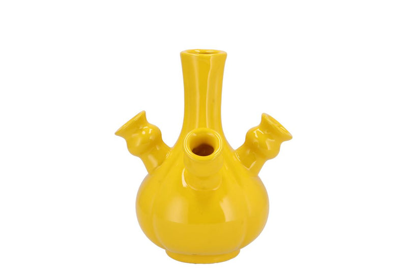 Rotterdam Yellow Vase Tulip 17x17x17cm