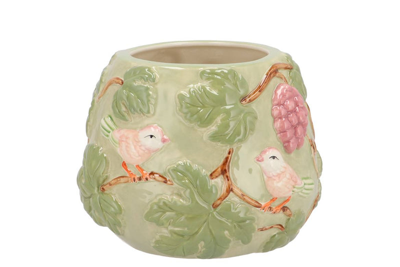 Chloe Dreamy Green Vase Bowl 21x21x16cm