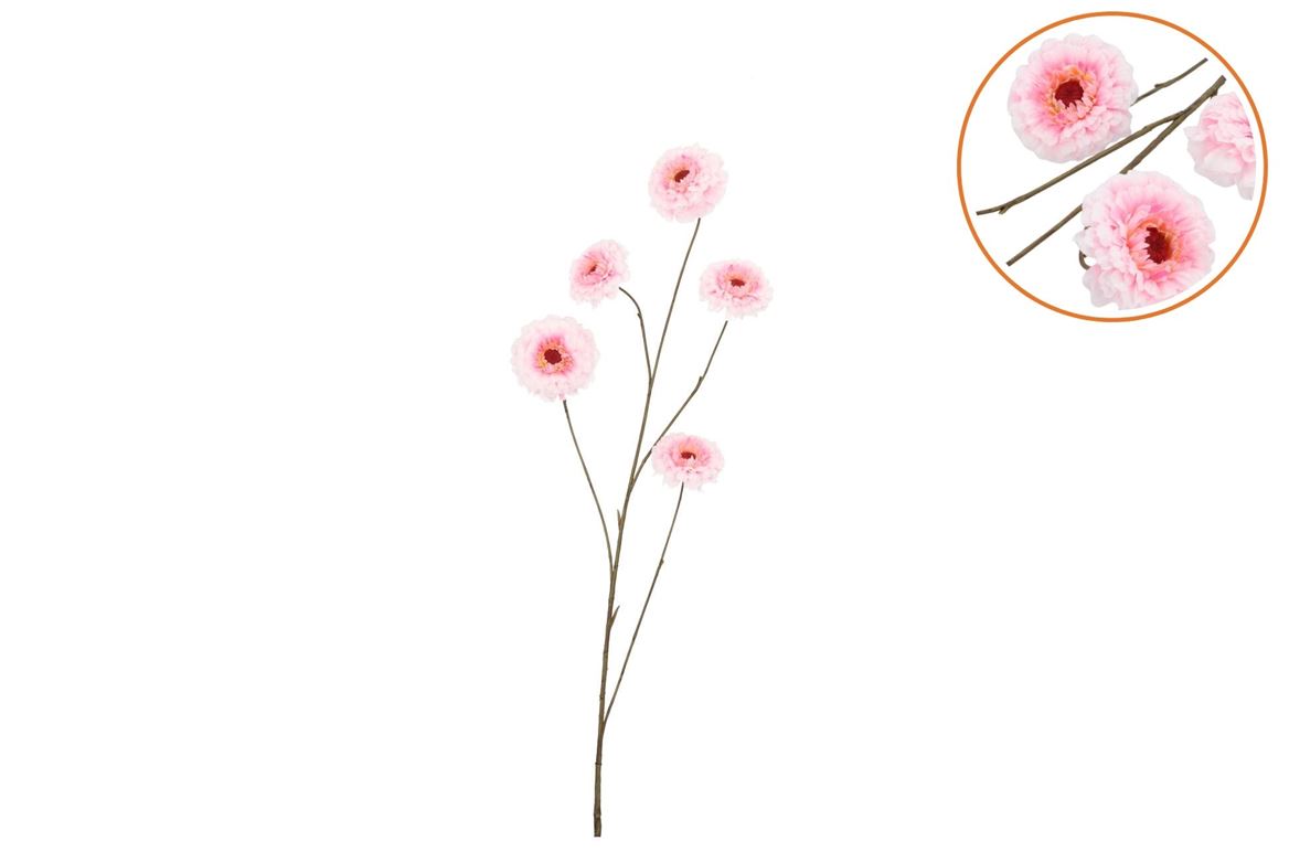 Silk Zinnia Pink 106cm