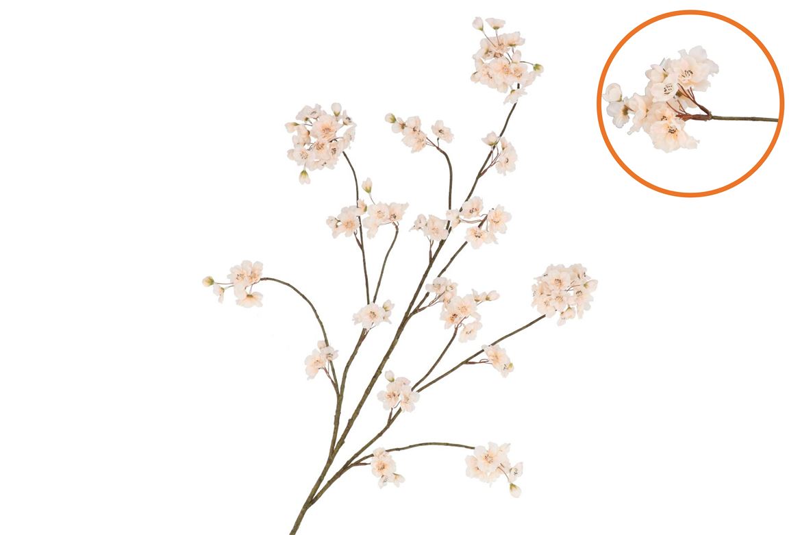 Silk Cherry Blossom Champagne 126cm