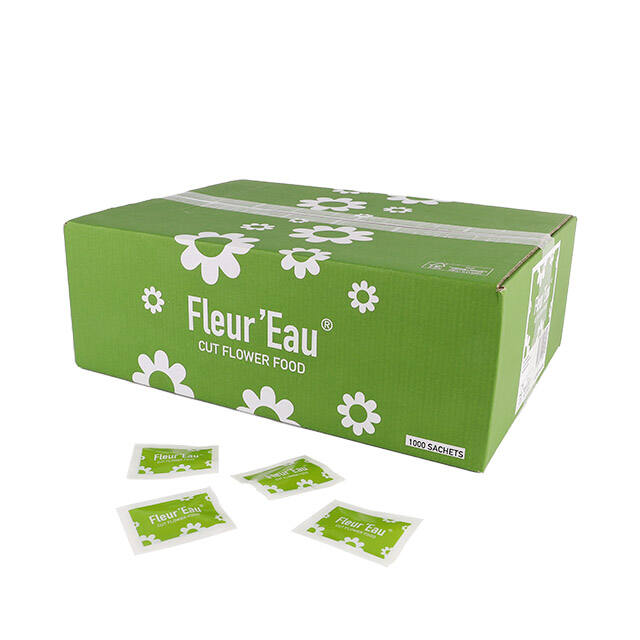 Fleur’eau – Sachets de nourriture pour fleurs – 0,5 L – 1000 pièces