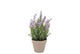 Silk Lavender Purple Pot Terra M 20x20x31cm