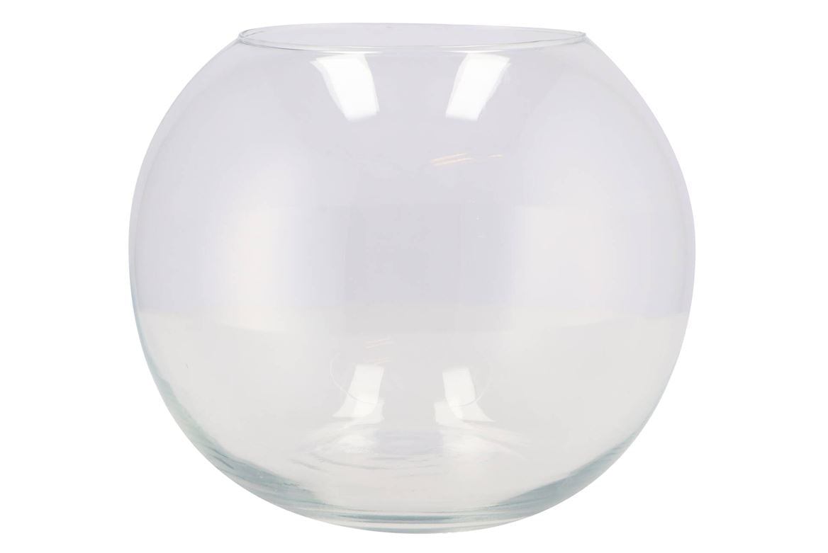 Verre Boule Vase 25x20cm