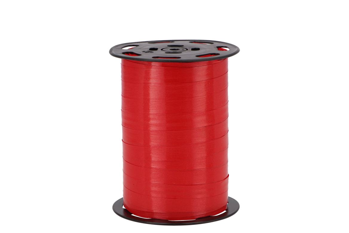 Ruban D'emballage Poly 1cm Rouge Par 250 Mètres