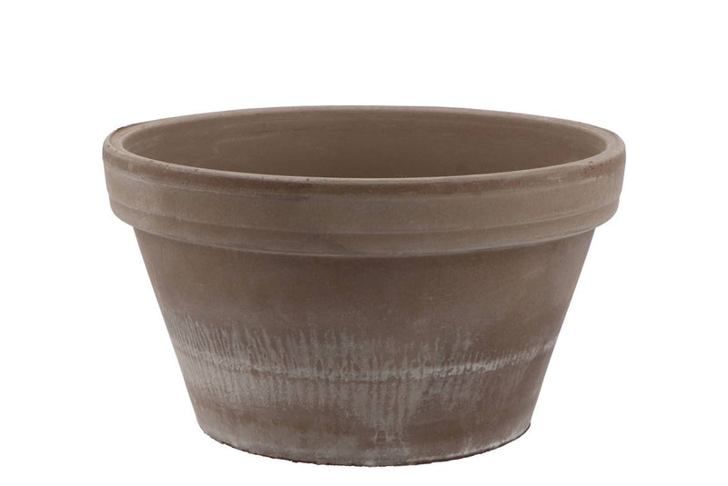 Terra Choco Coupe Conique Gris/taupe 25x14cm