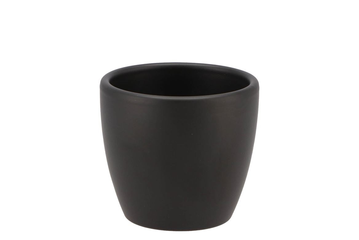 Céramique Pot Anthracite Brillant 7cm