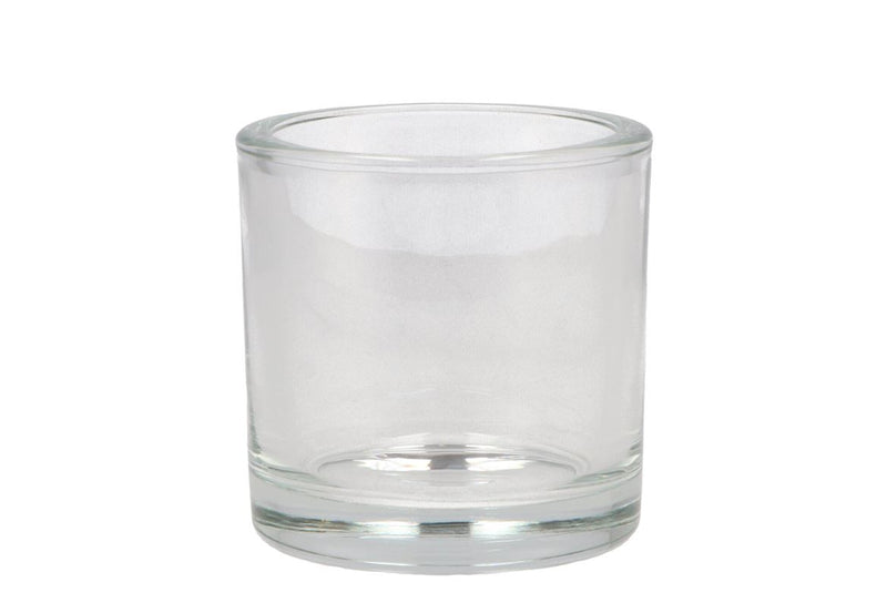 Verre Pot Cylindre Lourd 10x10cm