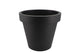 Plastique Anthracite Pot Bord Large 29cm