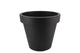 Plastique Anthracite Pot Plastique Bord Large 25cm