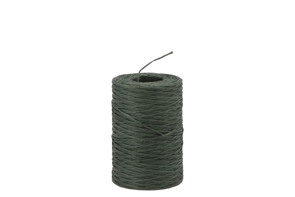 Paper Binding Wire Green 205mtr