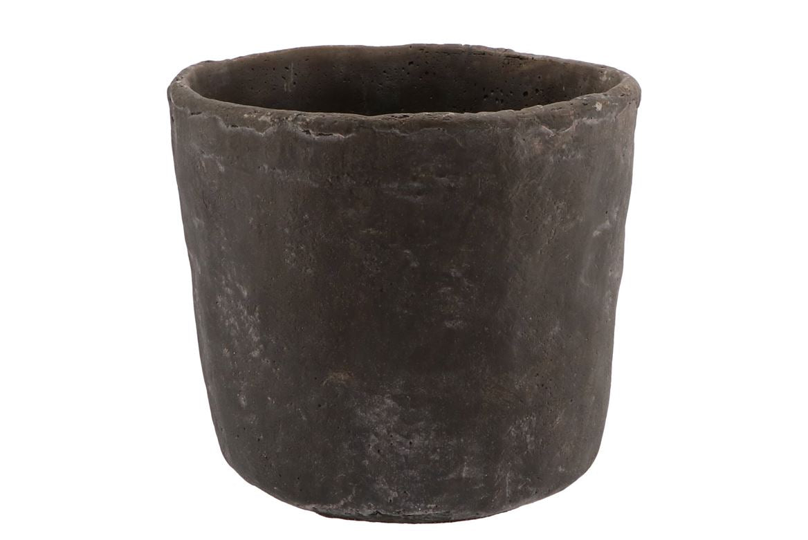 Iron Stone Gris Pot 21x19cm