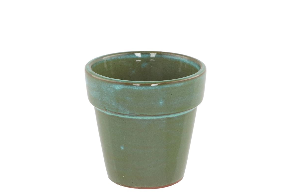 Ebbi Vert Mousse Pot Glacer 14x14cm