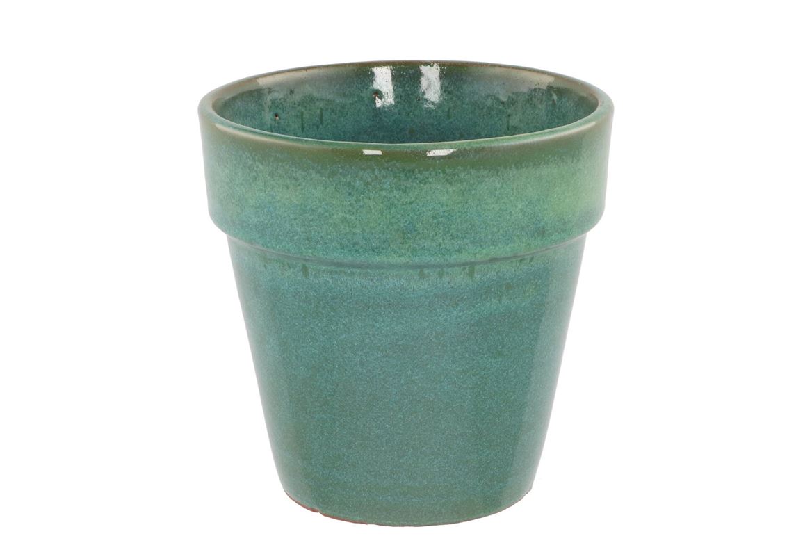 Ebbi Vert Mousse Pot Glacer 20x20cm