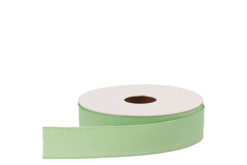 Ruban Textile (nr.60) Vert Clair 25mm Par 20 Metré