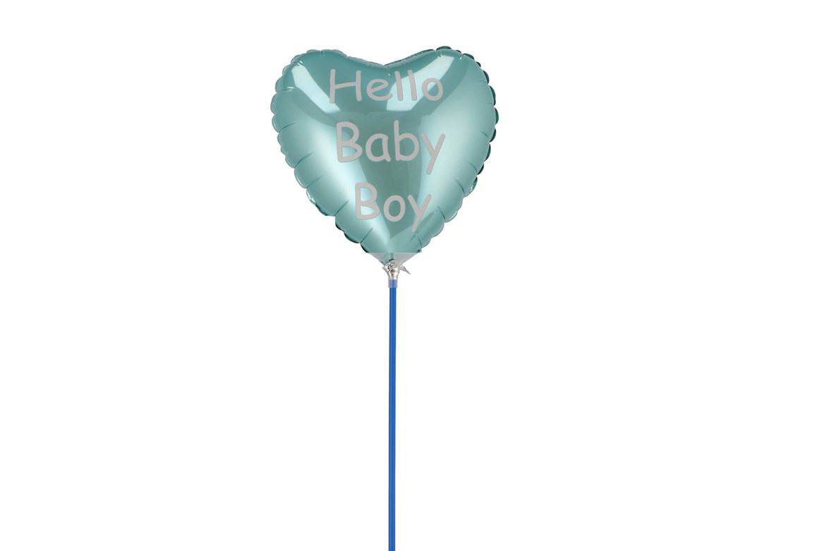 Pics De Décoration Ballon Hello Baby Boy 18x11x55c