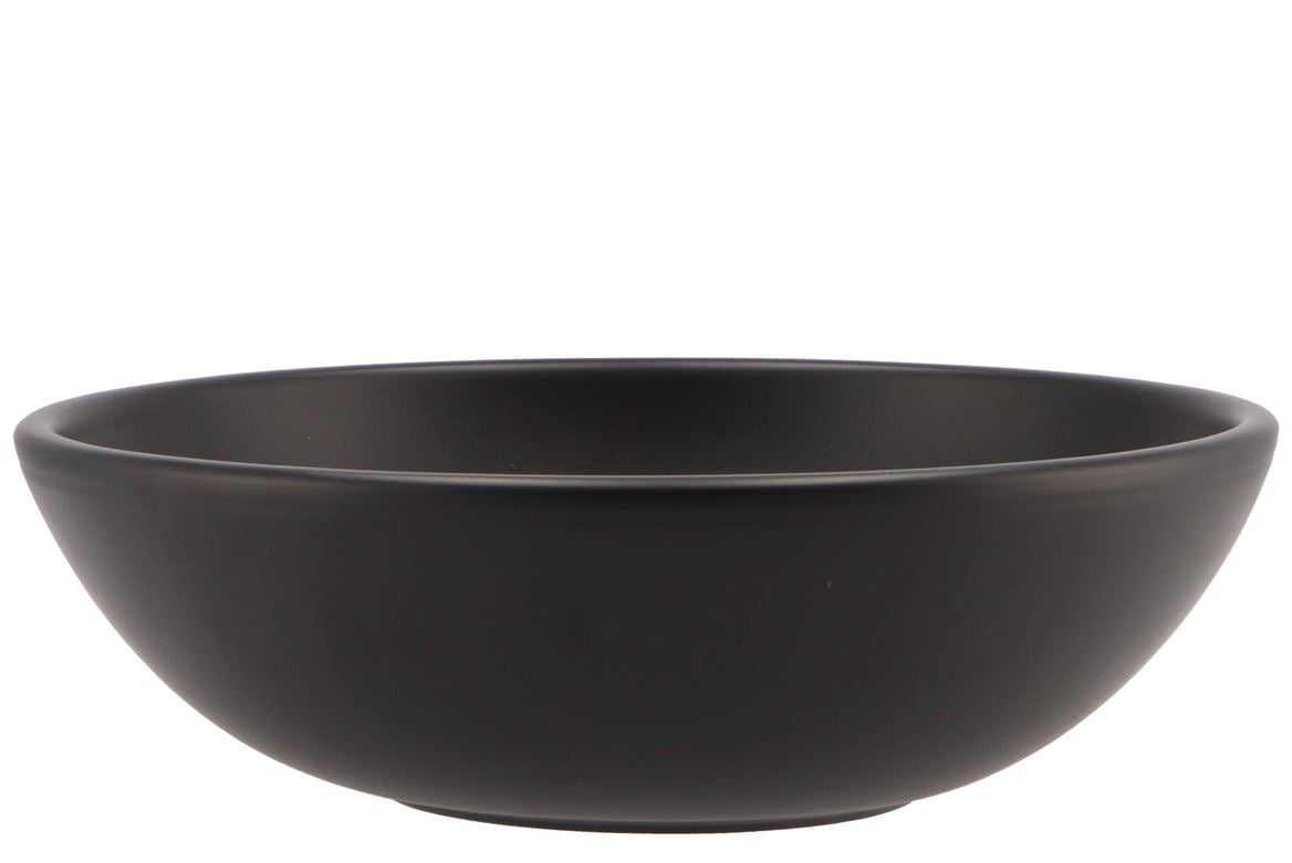 Vinci Noir Mat Coupe Boule Bas 30x9cm