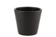 Vinci Mat Noir Pot Container 15x13cm