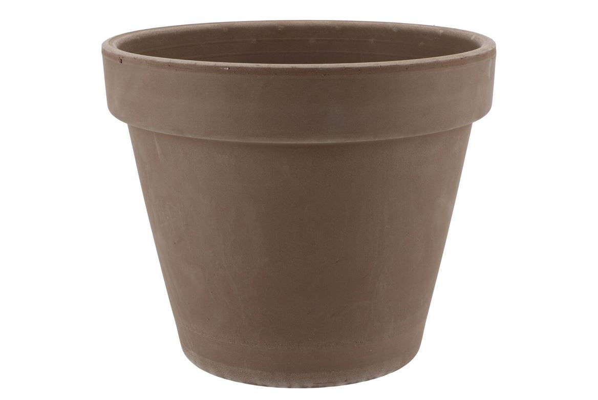 Terra Choco Pot De Fleurs Gris/taupe 31x26cm