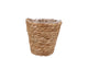 Seagrass Straw Basket Pot Brown 12x12cm