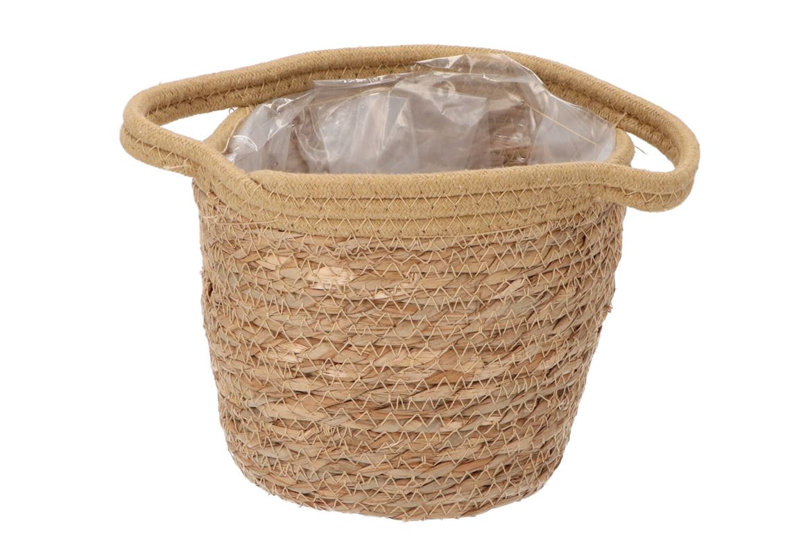 Tripoli Naturel Pot Panier En Rotin 20x18cm