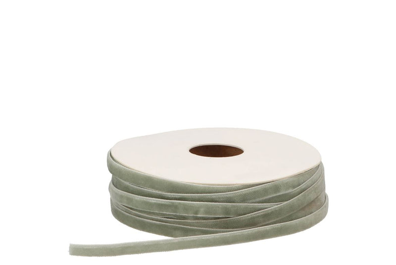 Ribbon Velvety 60 Light Olive 20mx6mm