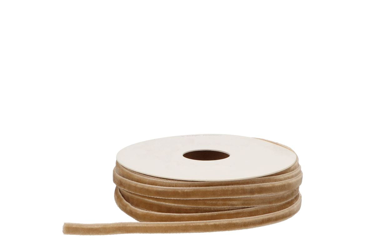 Ribbon Velvety 71 Champagne 20mx6mm