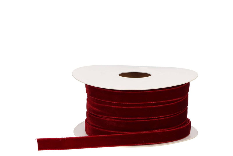 Ribbon Velvety 25 Bordeaux 20mx9mm 25-11
