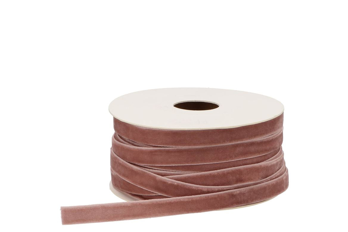 Ribbon Velvety 27 Dark Rose 20mx9mm