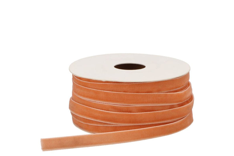 Ribbon Velvety 52 Apricot 20mx9mm