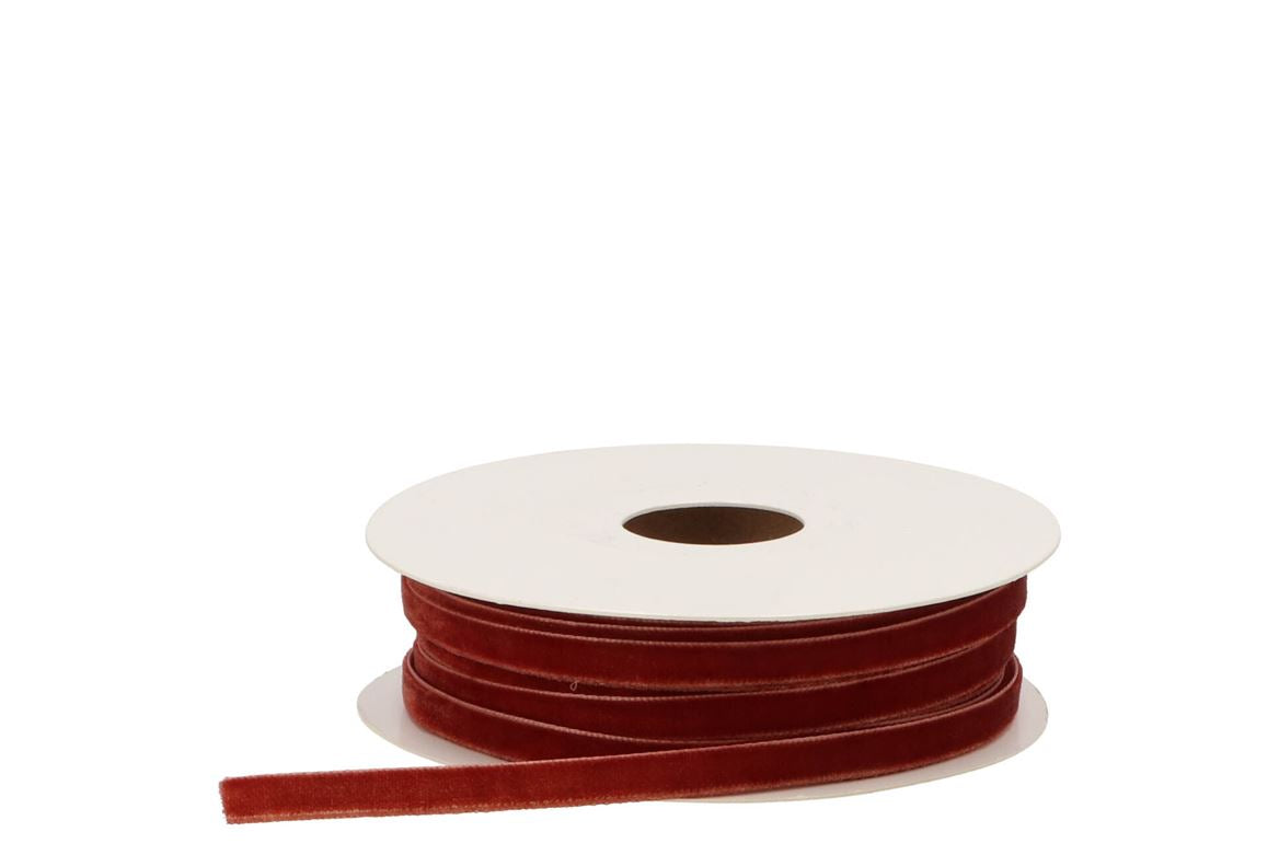 Ribbon Velvety 23 Rust 20mx6mm