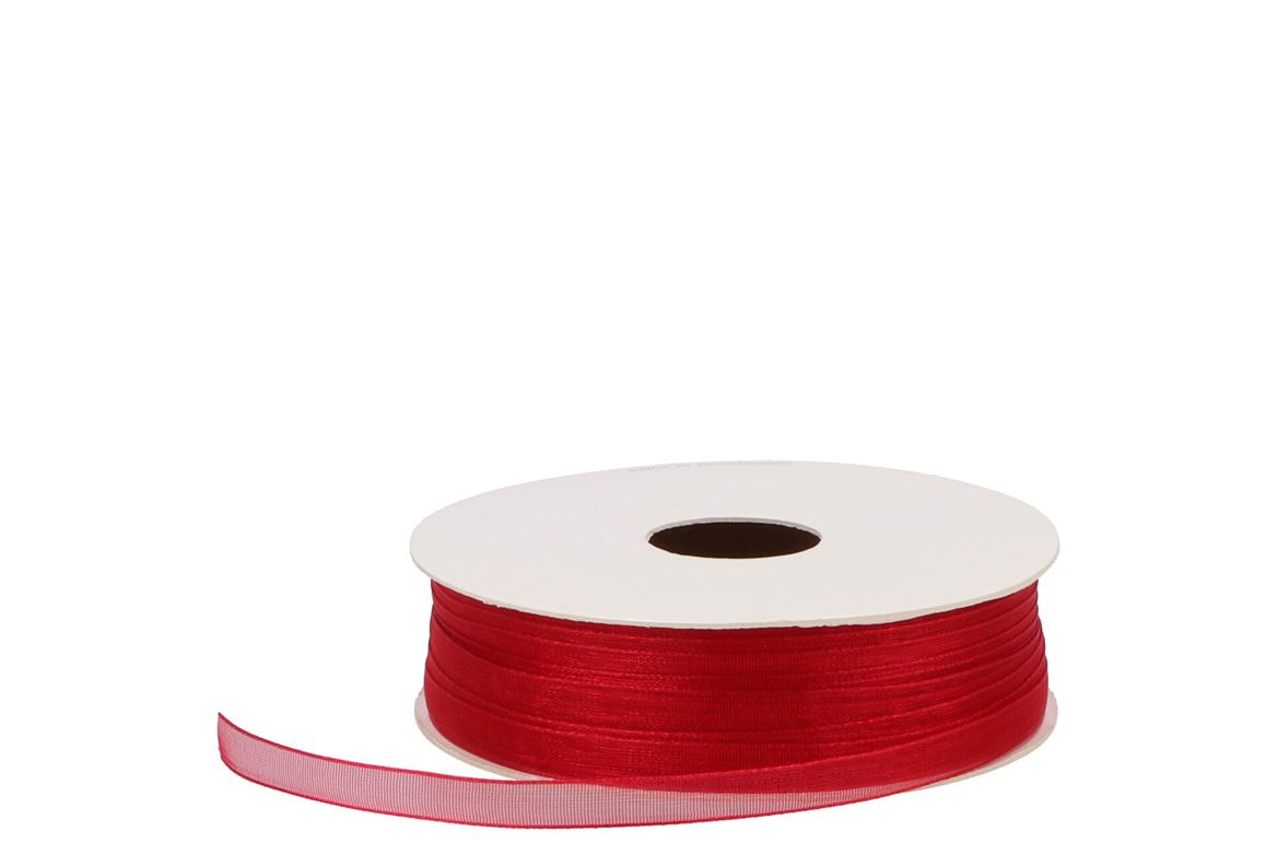 Ribbon Organza 21 Warm Red 50mx7mm Nm