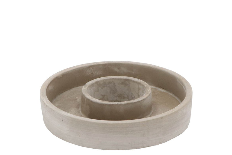 Concrete Ring Grey 20x4cm