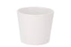 Ceramic Pot White Matt 13cm