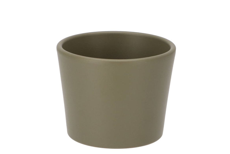 Ceramic Capers Green Pot 11cm