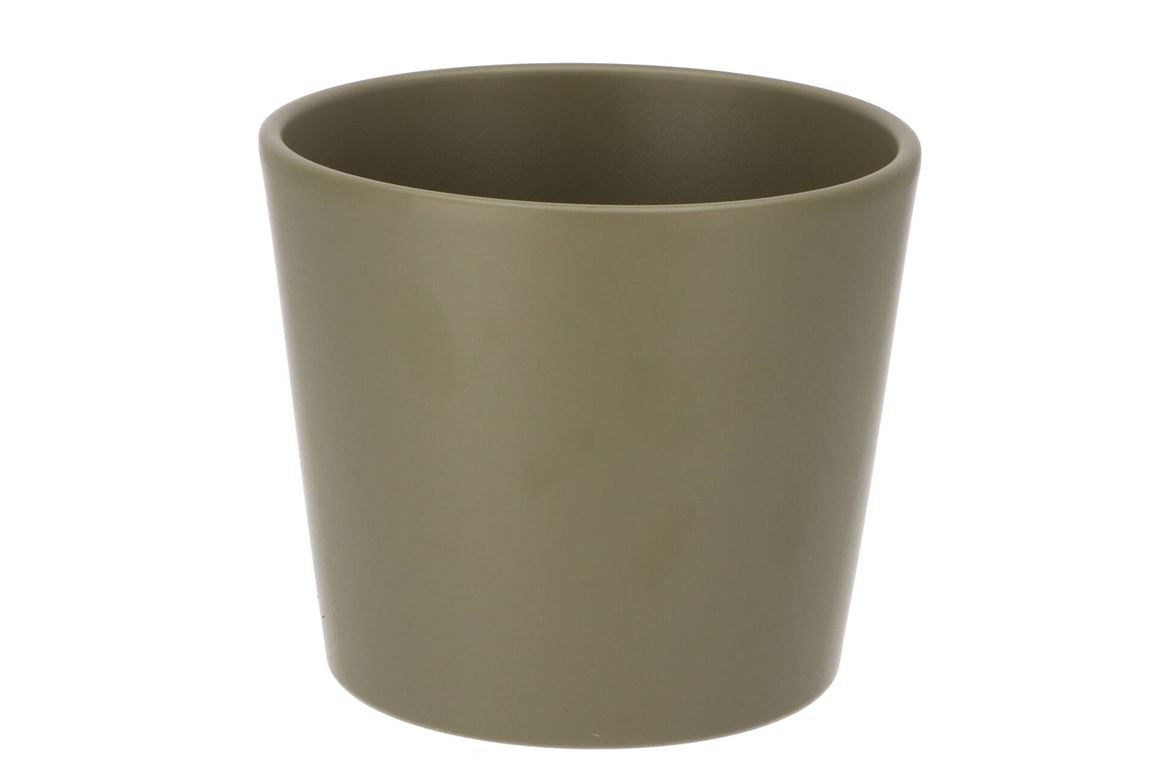 Ceramic Capers Green Pot 15cm