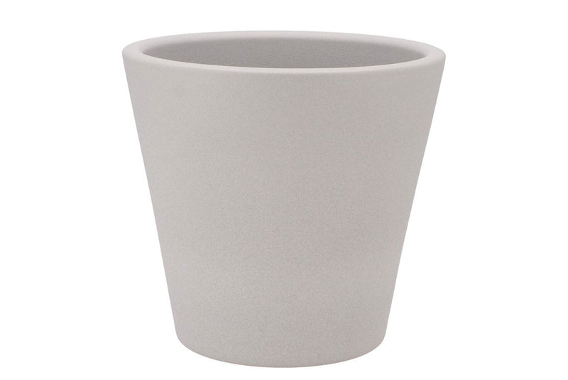 Vinci Matt Grey Container Pot 24x22cm Nm