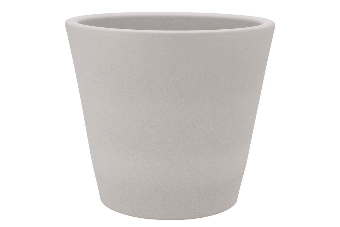 Vinci Matt Grey Container Pot 29x26cm Nm