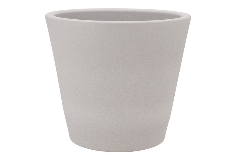 Vinci Matt Grey Container Pot 29x26cm Nm