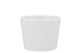 Ceramic White Shiny Pot 11cm