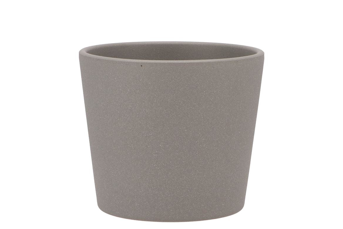 Ceramic Grey Pot 13cm