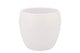 Vinci Matt White Flower Pot 14x13cm