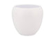 Vinci Matt White Flower Pot 17x15cm