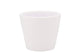 Vinci Matt White Container Pot 12x10cm