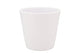 Vinci Matt White Container Pot 18x16cm