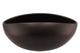 Vinci Matt Black Bowl Oval 31x21x13cm