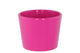 Ceramic Pot Pink Shiny 11cm